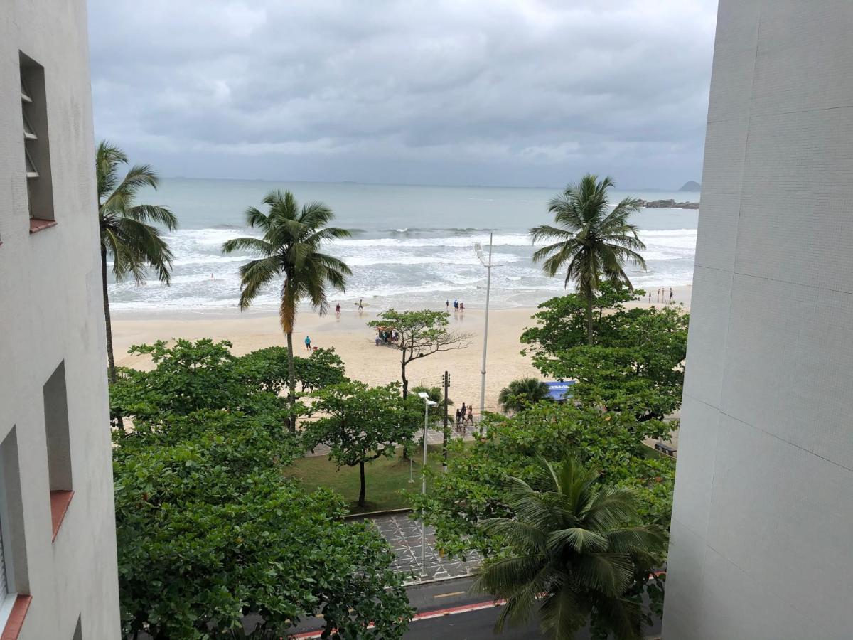 Apartamento Pe Na Areia Guarujá Exterior foto