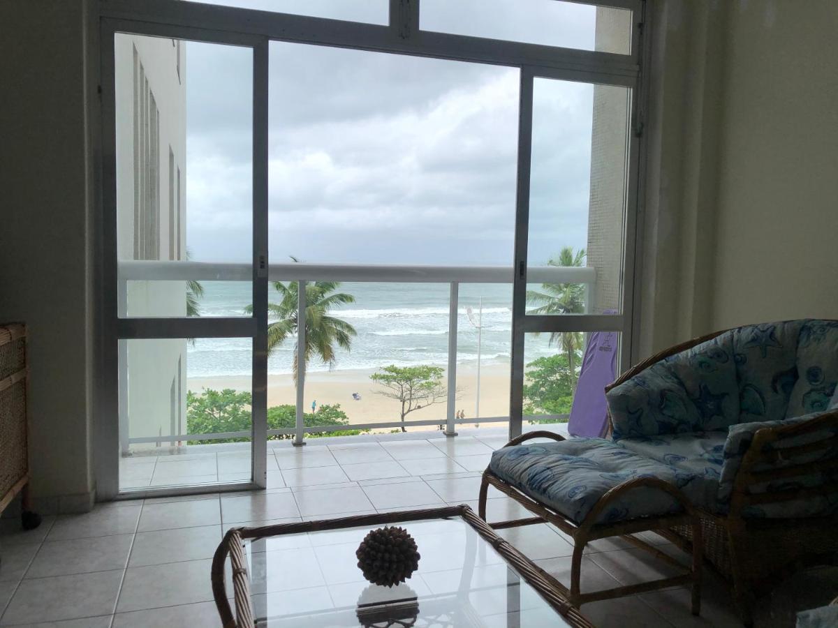 Apartamento Pe Na Areia Guarujá Exterior foto